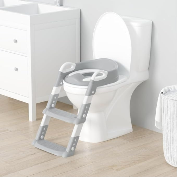 Baby Potty Training Plastic Seat Chair with Ladder