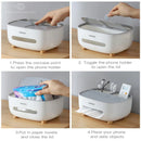 ECOCO Multifunctional Tissue Organizer Box with Remote Control Storage