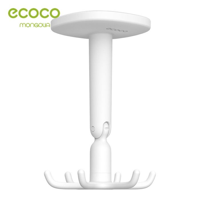 Wall Stick HAnger with 6 Hooks, Rotates 360 Degree