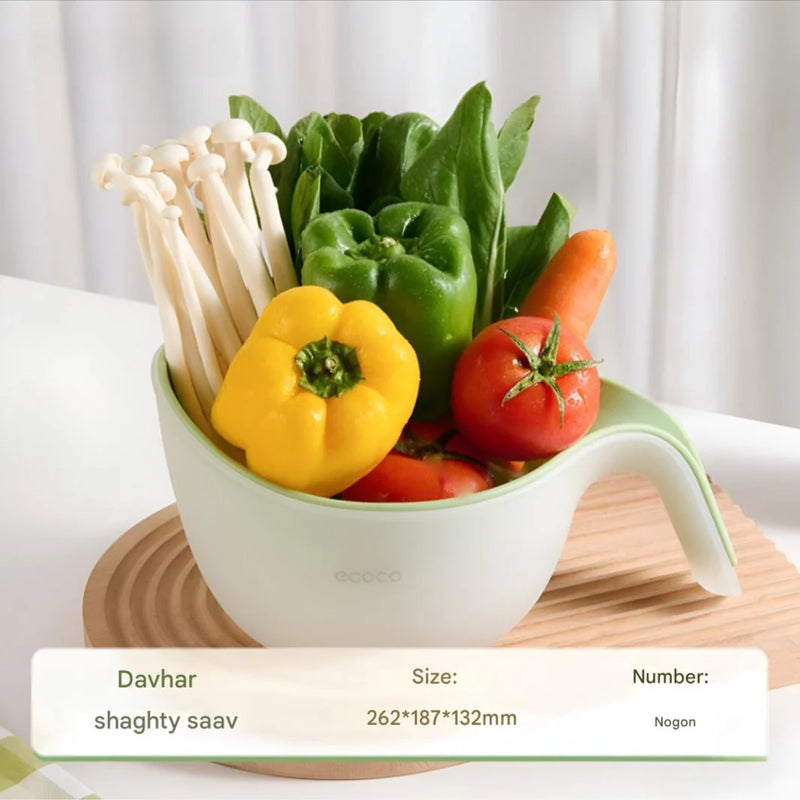 Ecoco Double Layer Drainage Basket